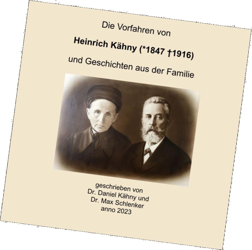 Der Waldhüter Josepf Käni  Der erste dokumentiere Kähny in unserer direkten Linie ist Joseph Käni. Er ist um 1753 geboren und starb im Juli 1793. Viel wissen wir über ihn nicht.   Sein ältester Sohn Joseph und Großvater von Heinrich wurde am 31.07. 1783 als Österreicher geboren und starb am 15.1.1848 als Badener. Ab dieser Generation finden wir in den Aufzeichnungen in den Standesbüchern und Archivunterlagen einiges Wissenswertes. Sein jüngster Sohn Anton und Onkel von Heinrich ging in die Geschichte der badischen Revolution ein.